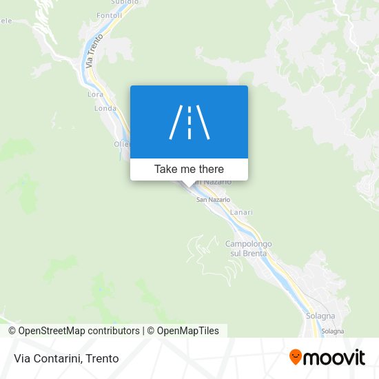 Via Contarini map