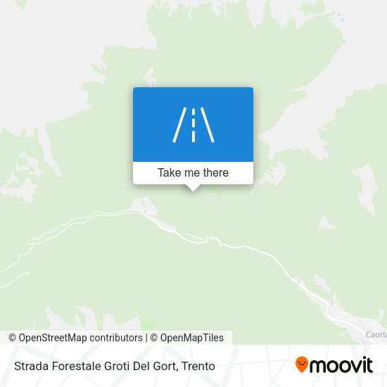 Strada Forestale Groti Del Gort map