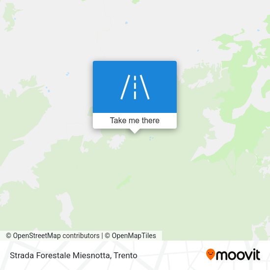 Strada Forestale Miesnotta map