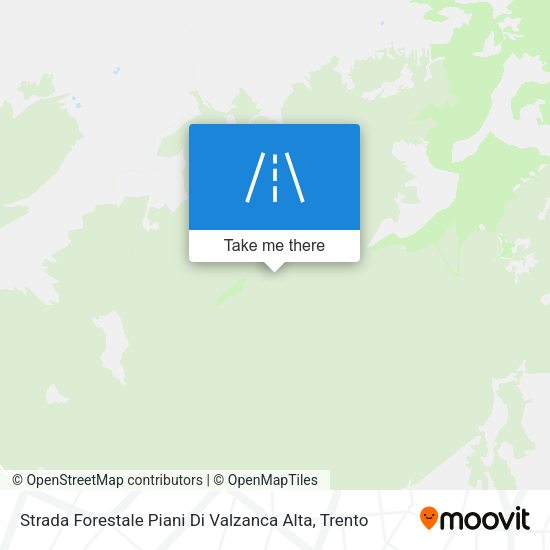 Strada Forestale Piani Di Valzanca Alta map