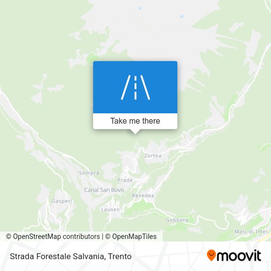 Strada Forestale Salvania map
