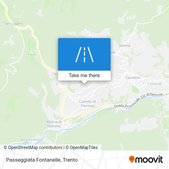 Passeggiata Fontanelle map
