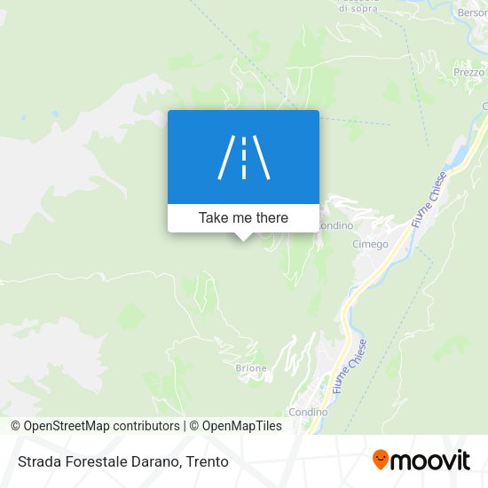 Strada Forestale Darano map