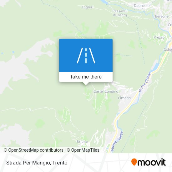Strada Per Mangio map
