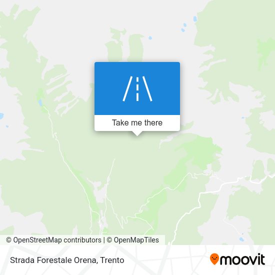 Strada Forestale Orena map