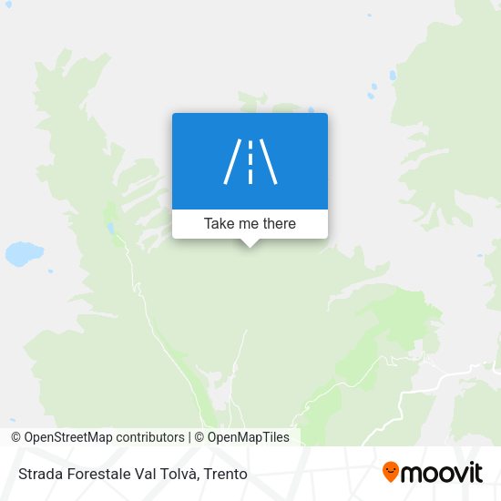 Strada Forestale Val Tolvà map
