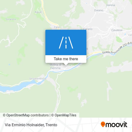 Via Erminio Holnaider map