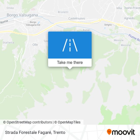 Strada Forestale Fagaré map