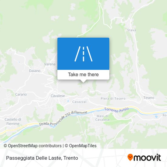 Passeggiata Delle Laste map