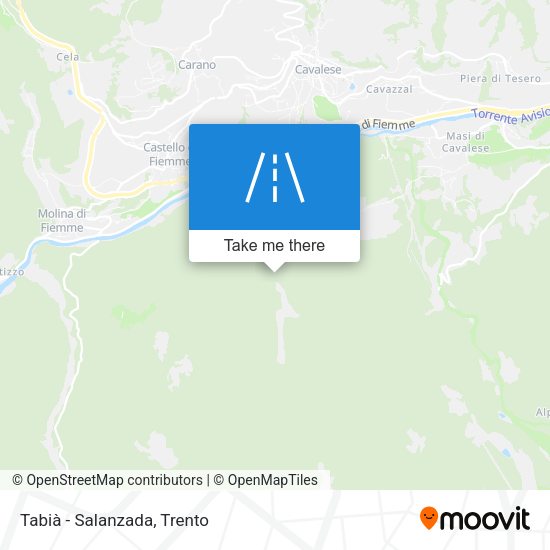 Tabià - Salanzada map