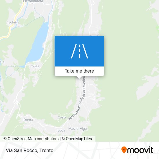 Via San Rocco map