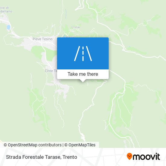 Strada Forestale Tarase map