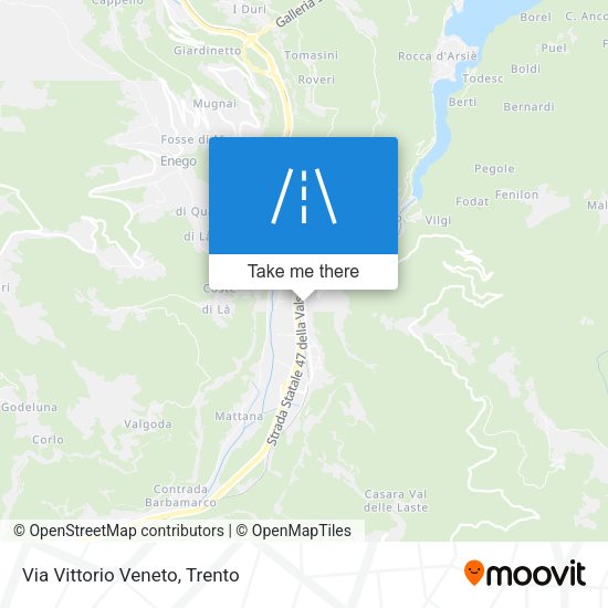 Via Vittorio Veneto map