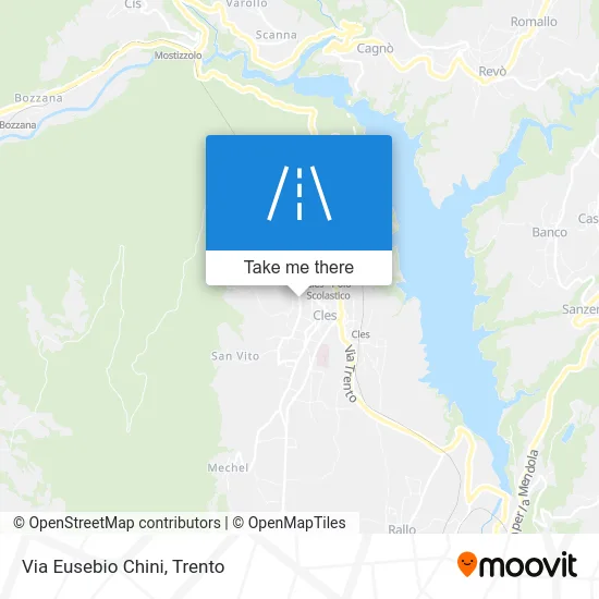 Eusebio Chini Street map