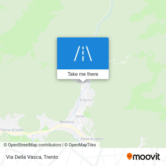 Via Della Vasca map