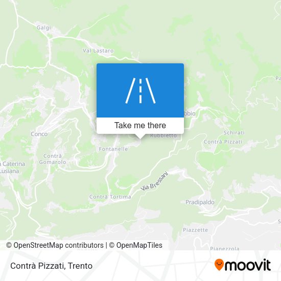 Contrà Pizzati map