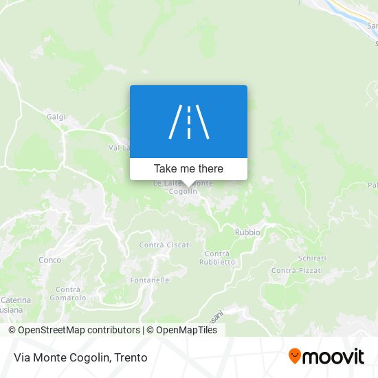 Via Monte Cogolin map