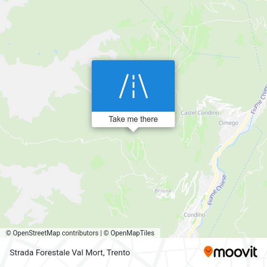 Strada Forestale Val Mort map