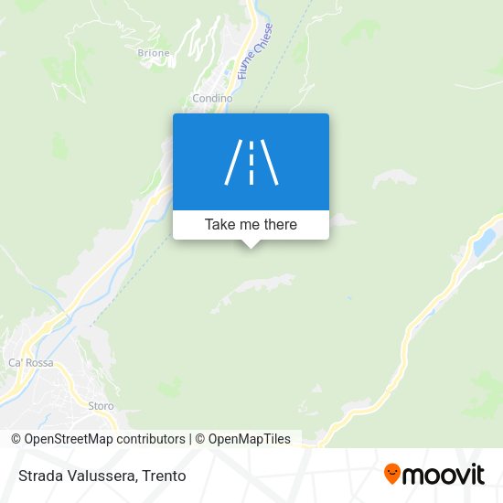 Strada Valussera map
