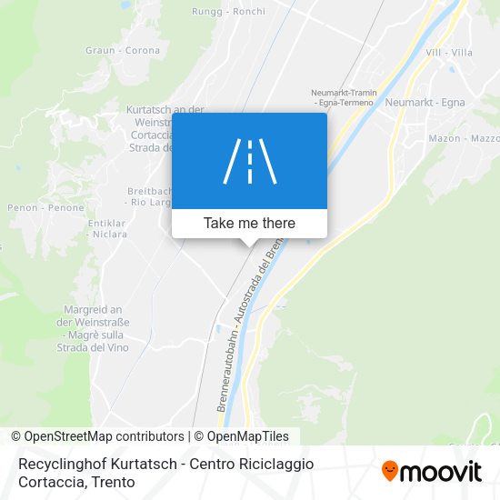 Recyclinghof Kurtatsch - Centro Riciclaggio Cortaccia map