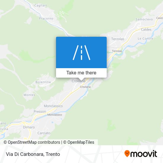 Via Di Carbonara map