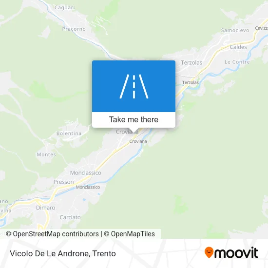 Vicolo De Le Androne map