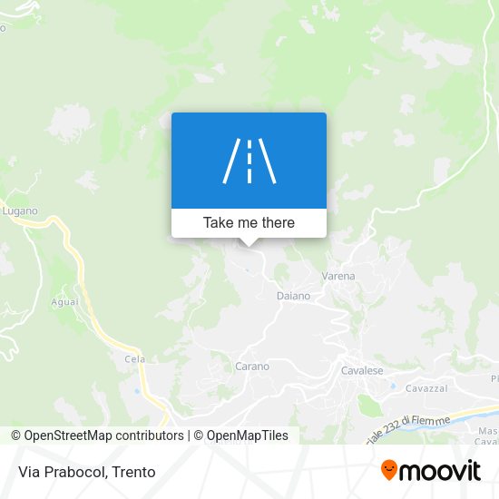 Via Prabocol map