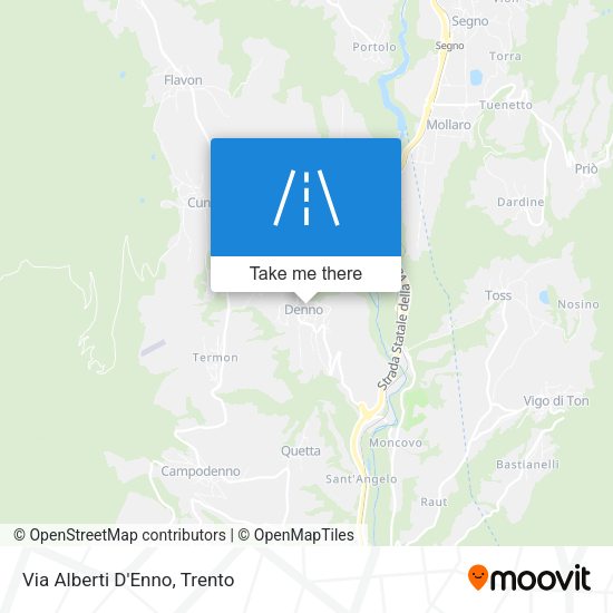 Via Alberti D'Enno map