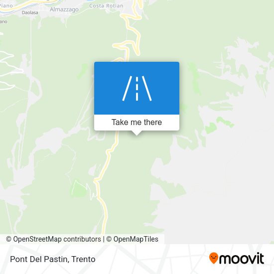 Pont Del Pastin map