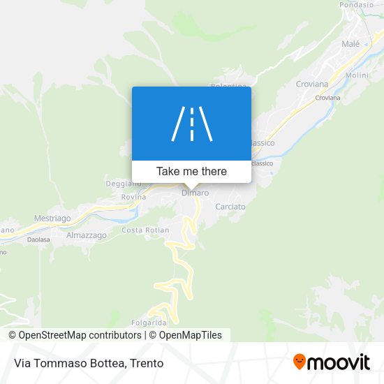 Via Tommaso Bottea map