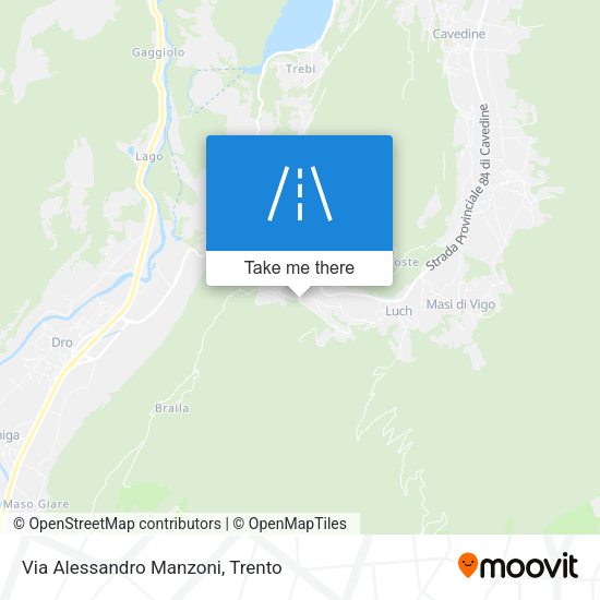 Via Alessandro Manzoni map