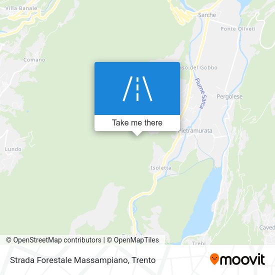 Strada Forestale Massampiano map