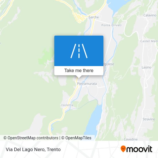 Via Del Lago Nero map