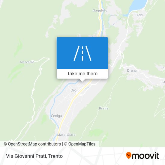 Via Giovanni Prati map