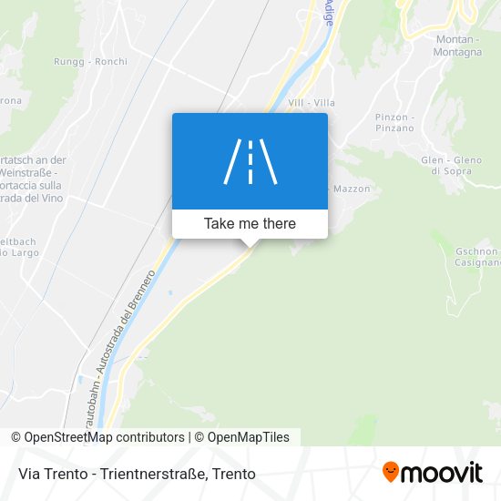 Via Trento - Trientnerstraße map