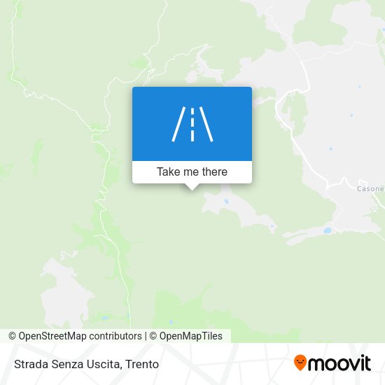 Strada Senza Uscita map