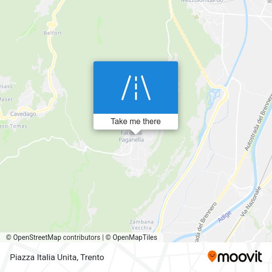 Piazza Italia Unita map
