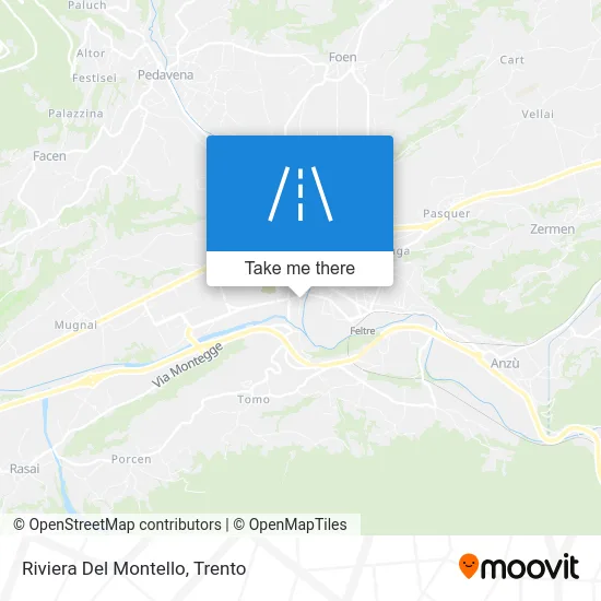 Riviera Del Montello map