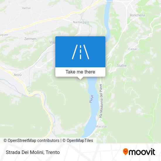Strada Dei Molini map