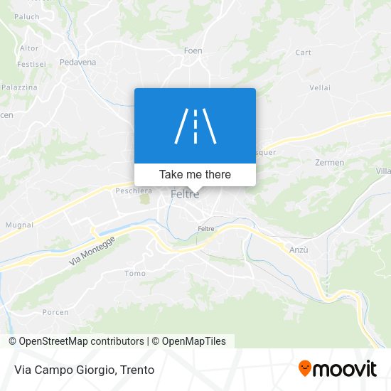 Via Campo Giorgio map