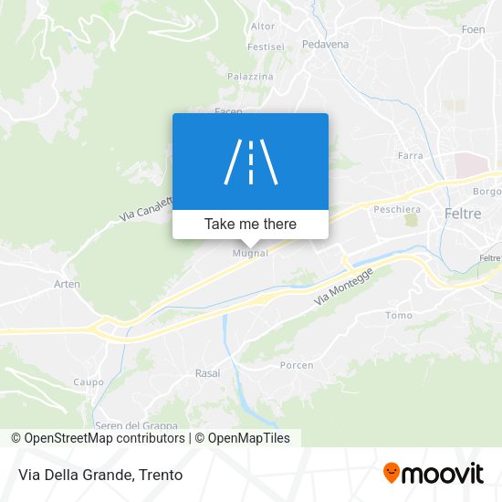 Via Della Grande map