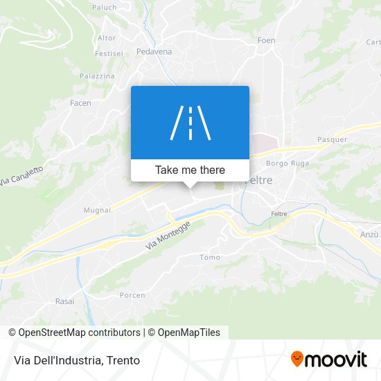 Via Dell'Industria map