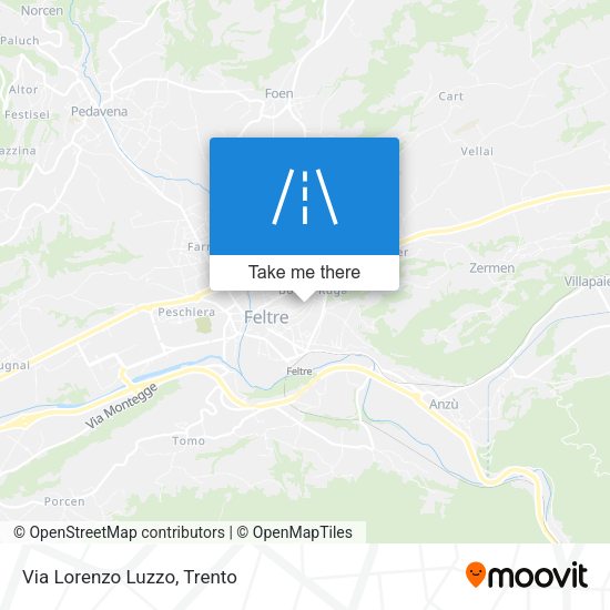 Via Lorenzo Luzzo map