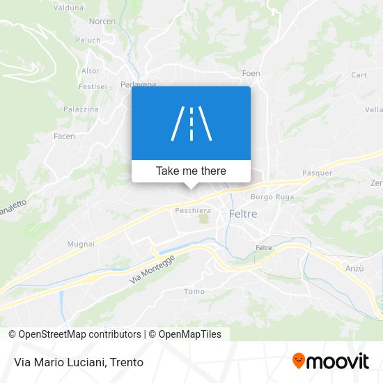 Via Mario Luciani map