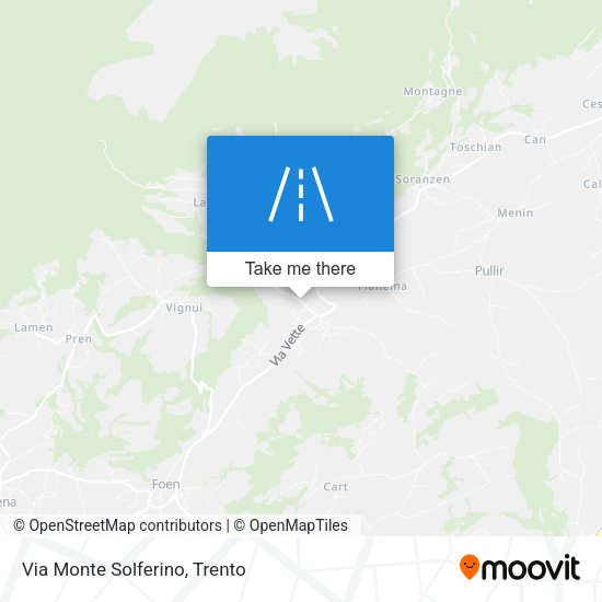 Via Monte Solferino map