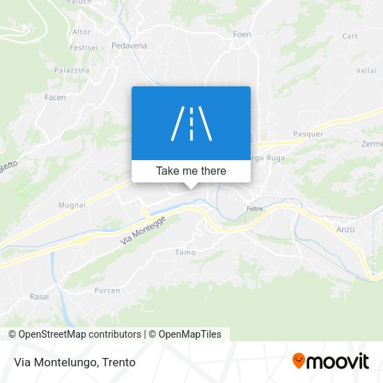Via Montelungo map