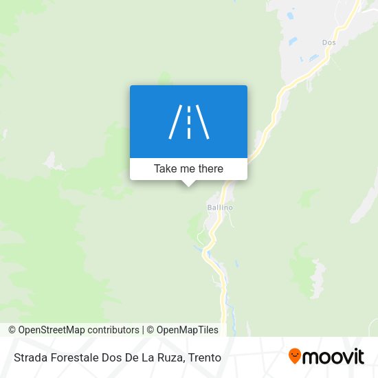 Strada Forestale Dos De La Ruza map