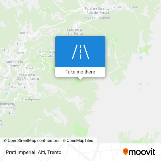 Prati Imperiali Alti map