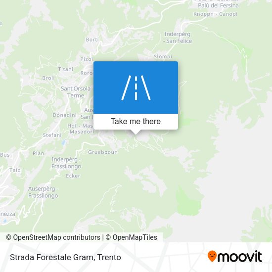 Strada Forestale Gram map