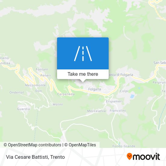 Via Cesare Battisti map